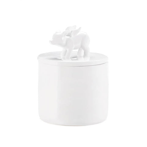 Flying Pig Jar With Lid