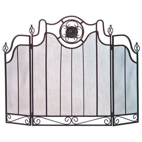 Tuscan-design Fireplace Screen