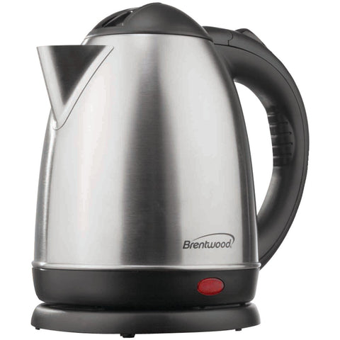 Brentwood 1.5 Liter Stainless Steel Electric Cordless Tea Kettle (brushed Stainless Steel)