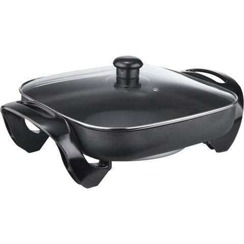 Brentwood Electric Skillet With Glass Lid (12"; 1300w)