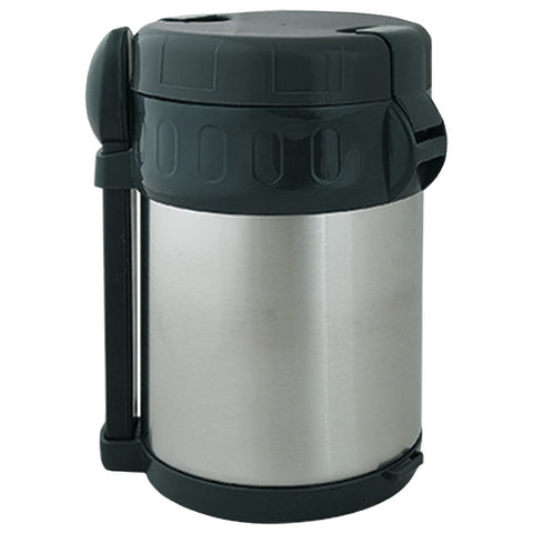 Brentwood 2.0 Liter Vacuum Flask With Food Compartment Stainless Steel