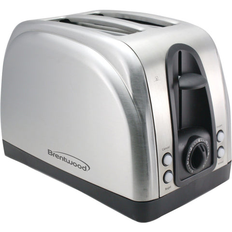 Brentwood 2-slice Elegant Toaster With Brushed Stainless Steel Finish