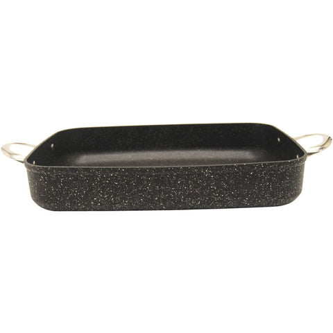 Starfrit The Rock Oven And Bakeware With Riveted Stainless Steel Handles (10" X 13" X 2.5" Oblong)