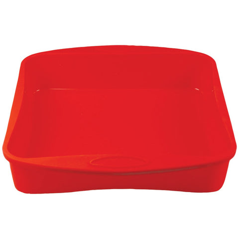Orka 10" Silicone & Nylon Square Pan (red)