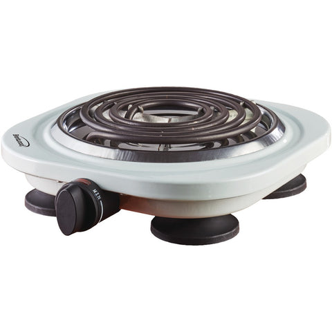 Brentwood Electric 1000-watt Single Burner (white)